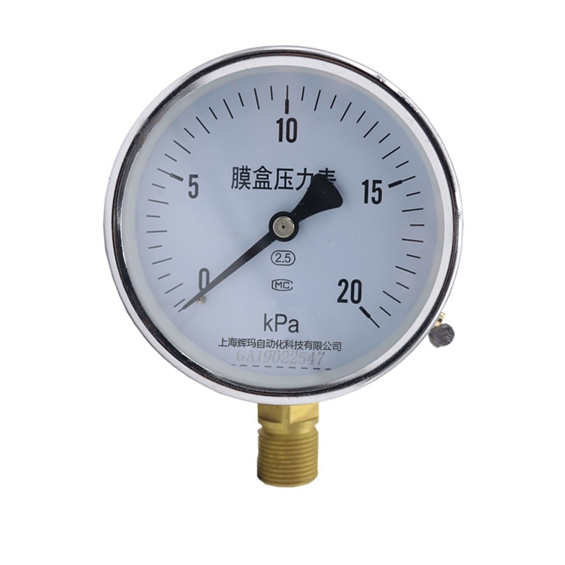 YE-100、150系列膜盒壓力表